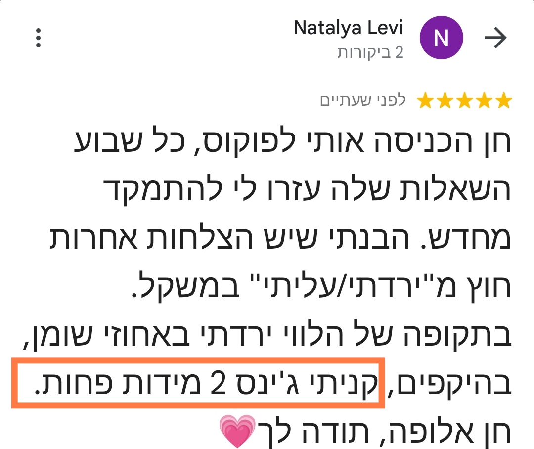 נטליה לוי ביקורת מסכמת 11.7.22